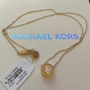 Michael Kors gold necklace.